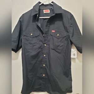 Mens  WRANGLER Button Down Long Sleeve Shirt